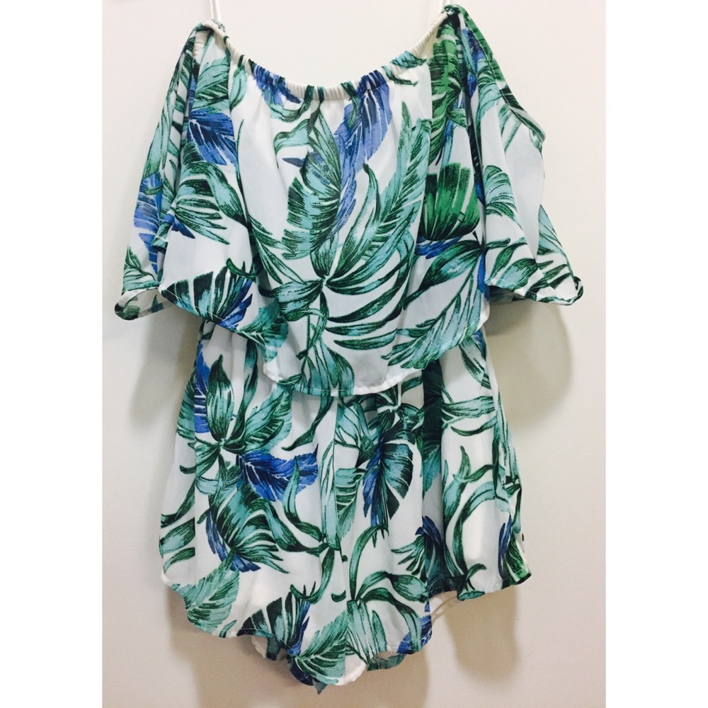 Off the shoulder romper